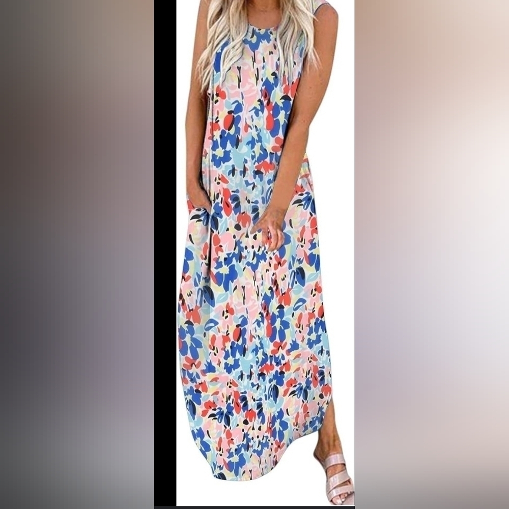 Anrabees Maxi Floral Dress